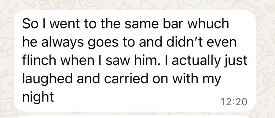 Message from a client