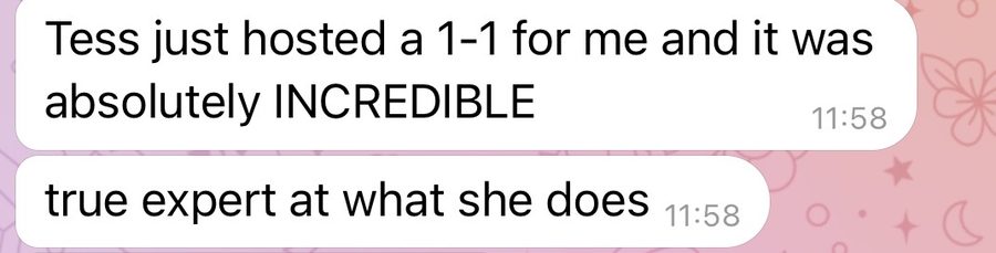 Message from a client
