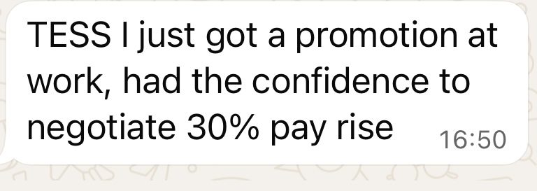 Message from a client