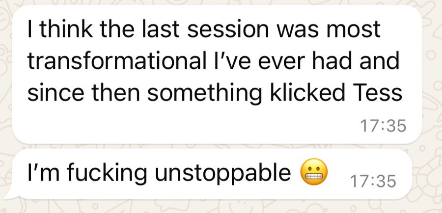 Message from a client